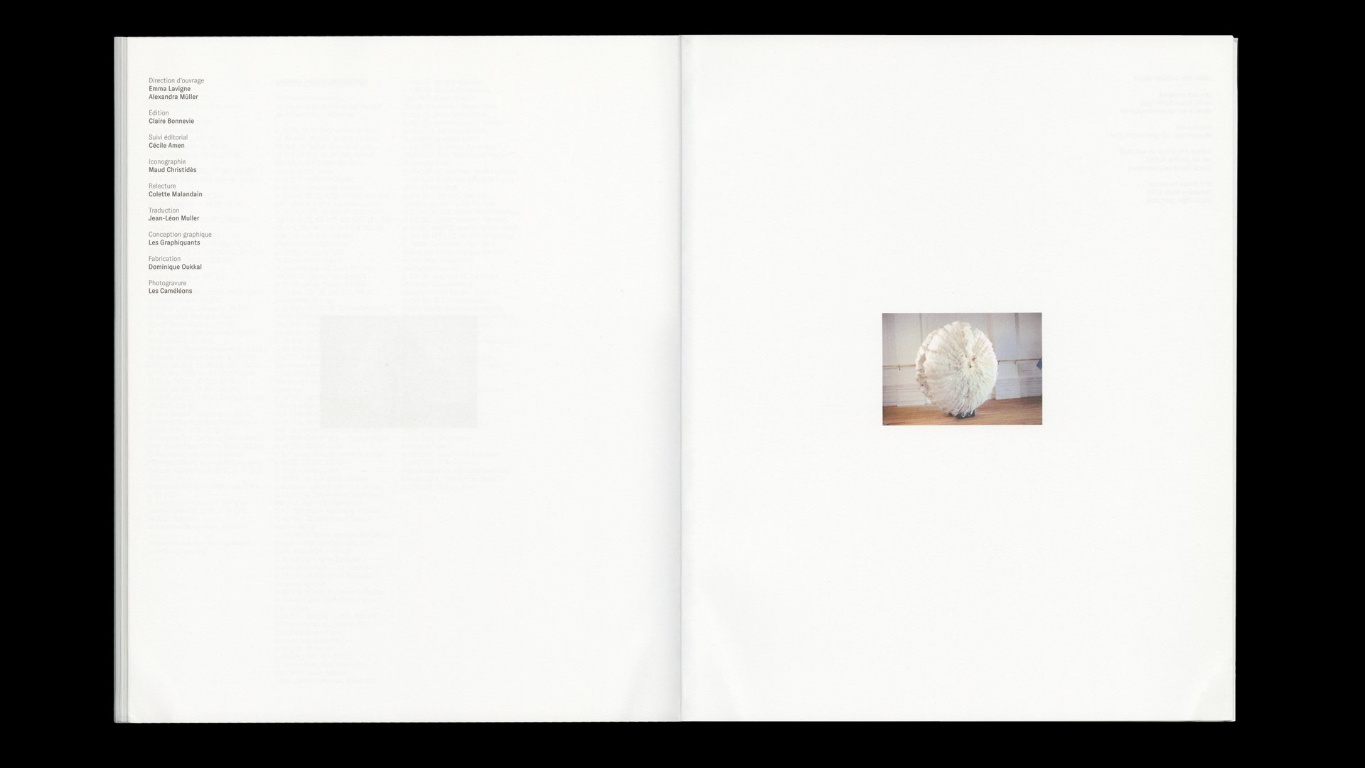 Rebecca Horn, Centre Pompidou — double page du catalogue, vue 11 — Les Graphiquants